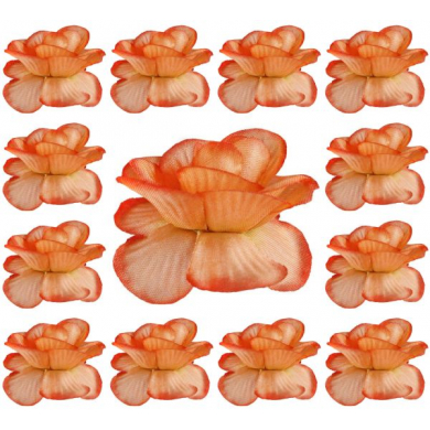 Róża główka 12 szt 4 cm Orange edge